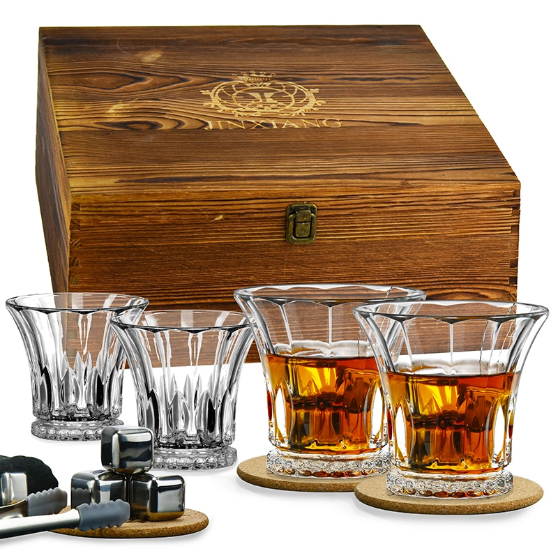 2023 The Best Choice OEM Whiskey Decanter Set in Handmade Pine Box