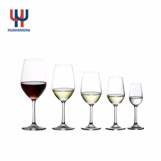 460ml 15.56oz Custom Crystal Champagne Glasses Lead Free Crystal Glass Burgundy Goblet Wedding Wine Glass for Drinking